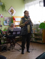 Патриотический концерт в библиотеке Черемшанки