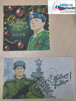 Новогодний подарок защитнику Отечества.