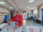 Идёт голосование на избирательном участке №898