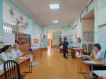 В мкр. Железнодорожников проголосовал очередной молодой избиратель